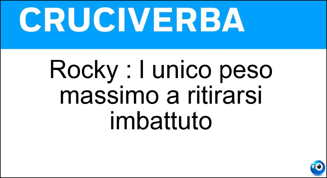 rocky unico