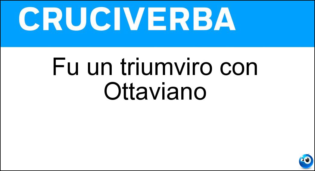 triumviro ottaviano