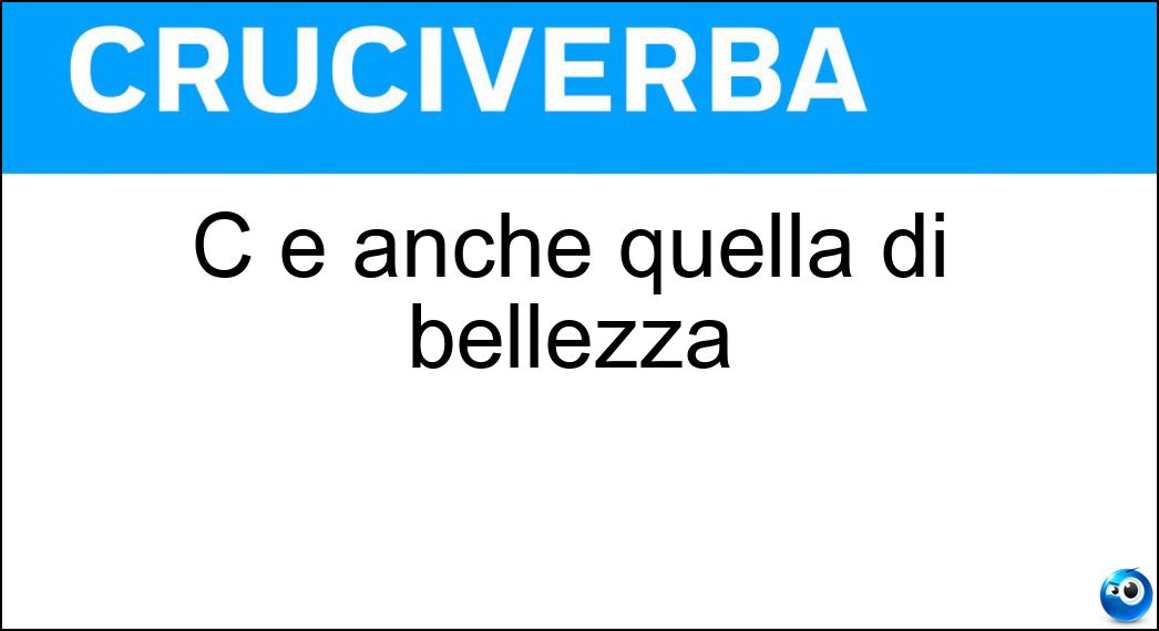 C è anche quella di bellezza Soluzione C è anche quella di bellezza - Maschera
