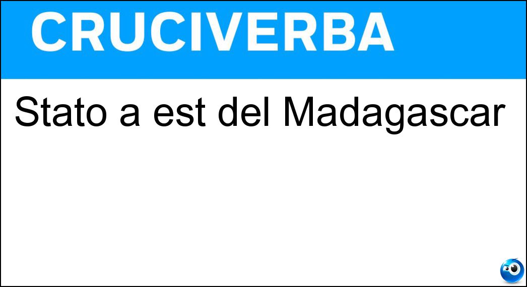 Stato a est del Madagascar Soluzione Cruciverba: Stato a est del Madagascar - Risposta Mauritius