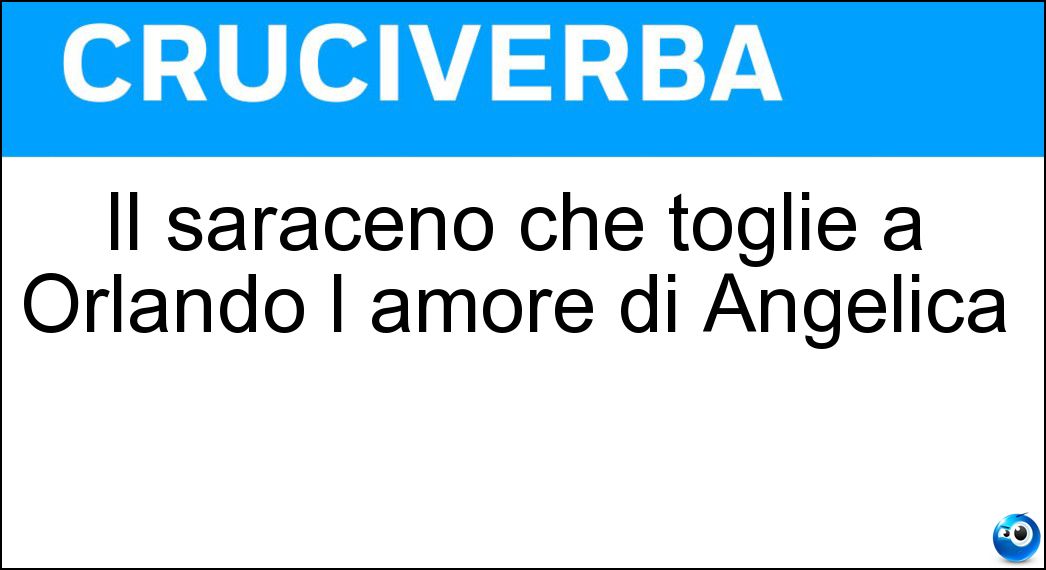 Il saraceno che toglie a Orlando l amore di Angelica