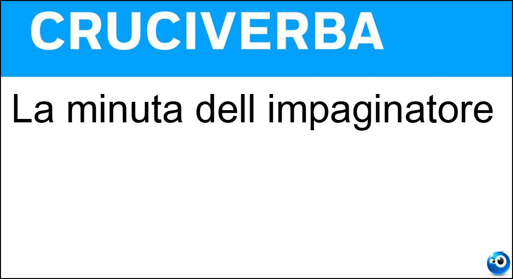 Soluzione La minuta dell impaginatore - Menabò