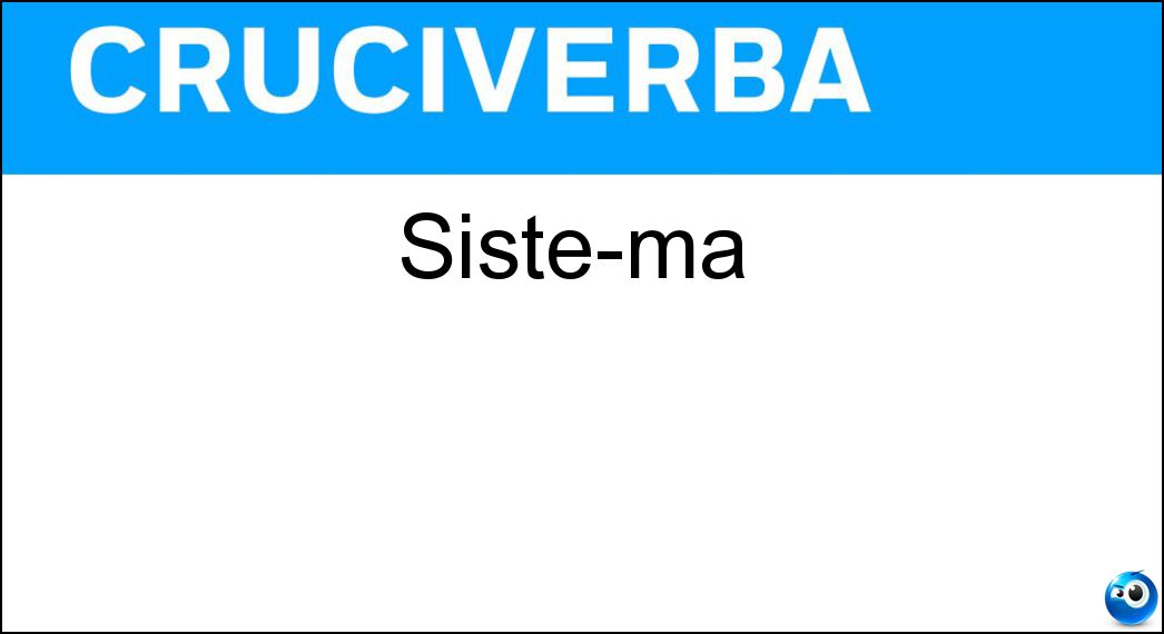 Sistema Soluzione Cruciverba: Sistema - Risposta Metodo