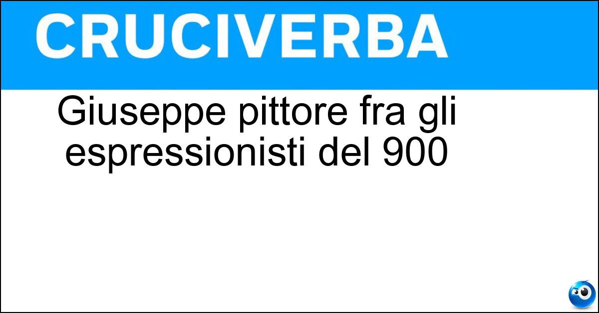 Giuseppe pittore fra gli espressionisti del 900 Soluzione Giuseppe pittore fra gli espressionisti del 900 - Migneco