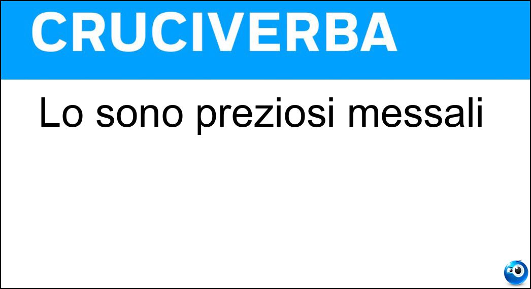 Lo sono preziosi messali Soluzione Lo sono preziosi messali - Miniati