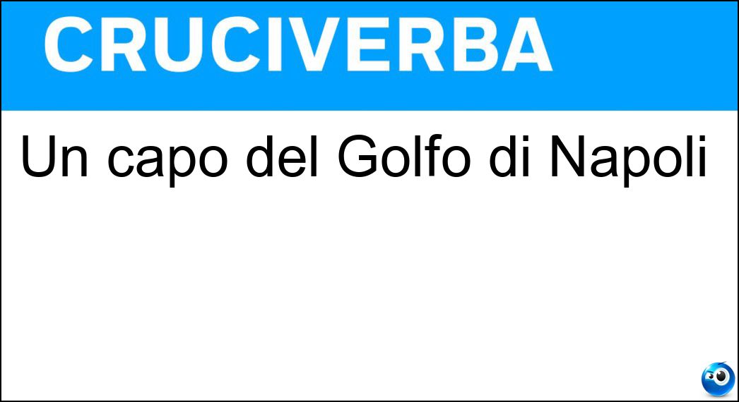 Un capo del Golfo di Napoli Soluzione Un capo del Golfo di Napoli - Miseno