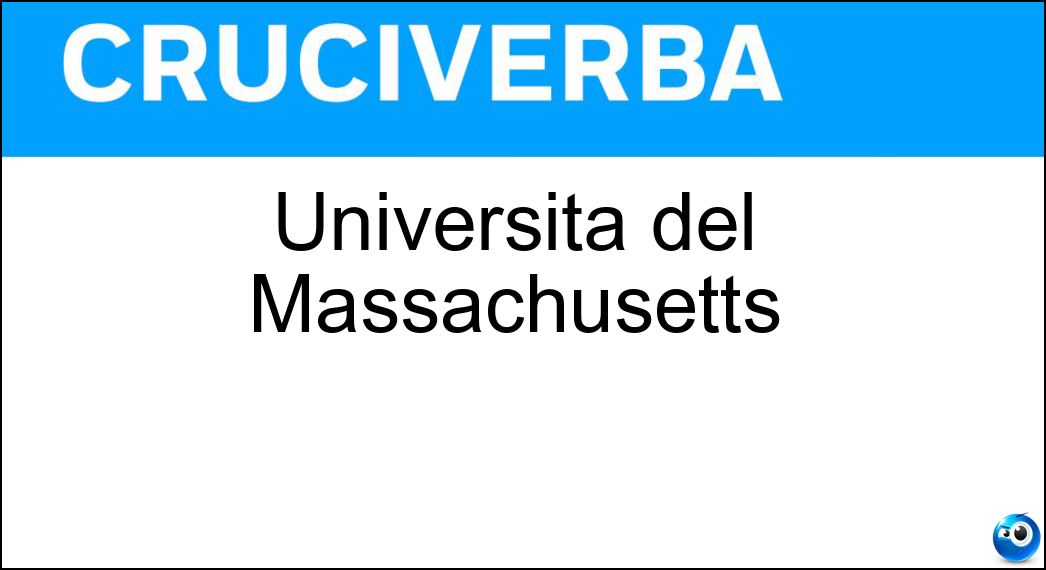 università massachusetts