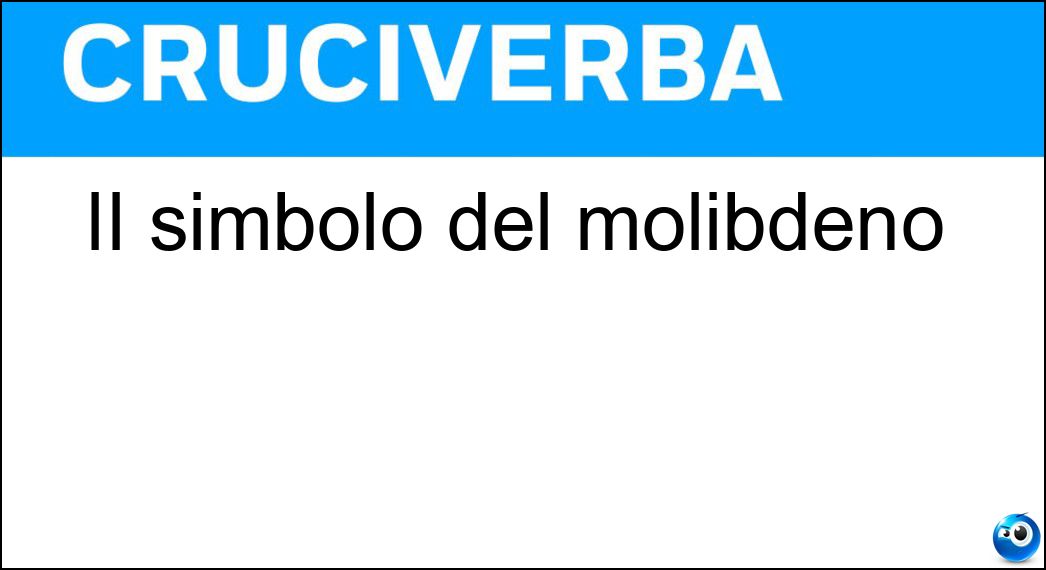 simbolo molibdeno