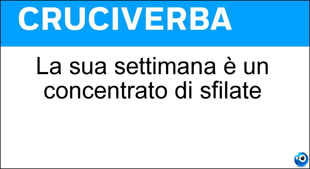 Definizione Cruciverba: Farla vuole dire andare avanti e indietro