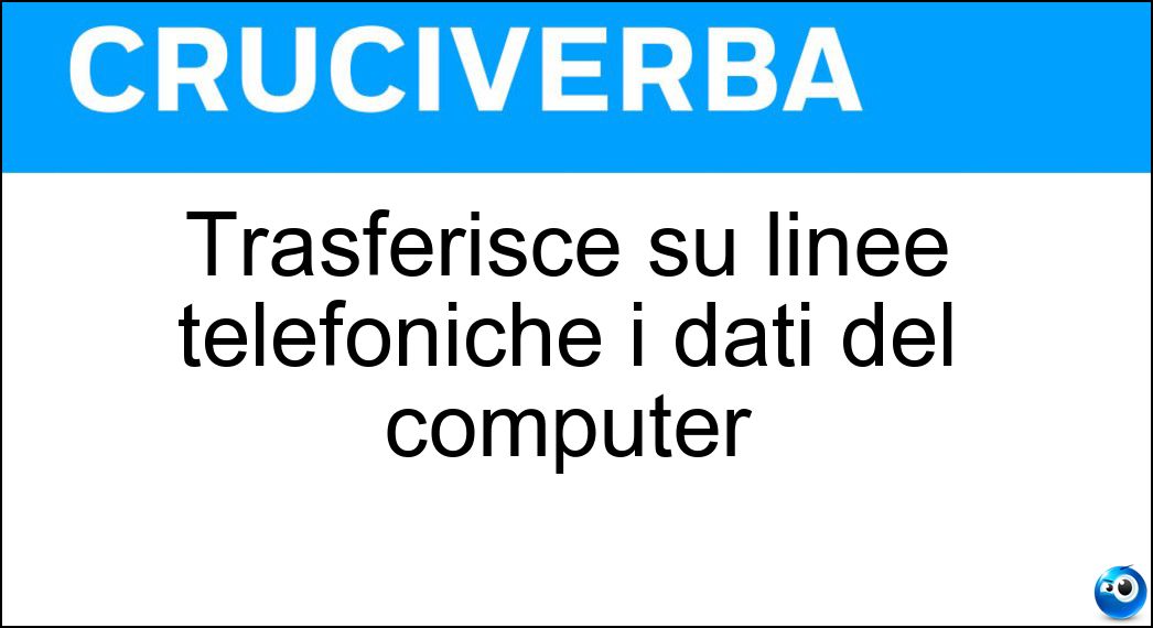 trasferisce linee