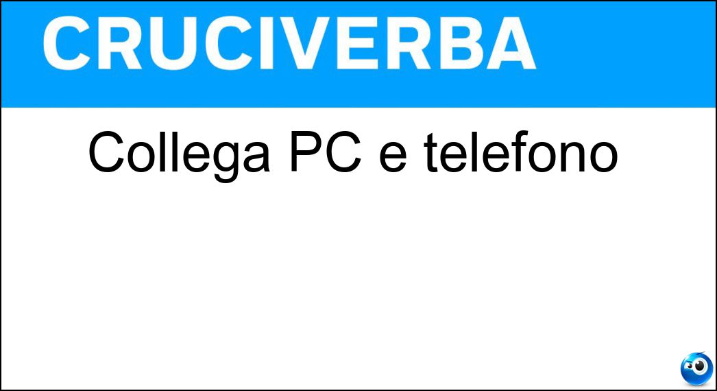 collega telefono