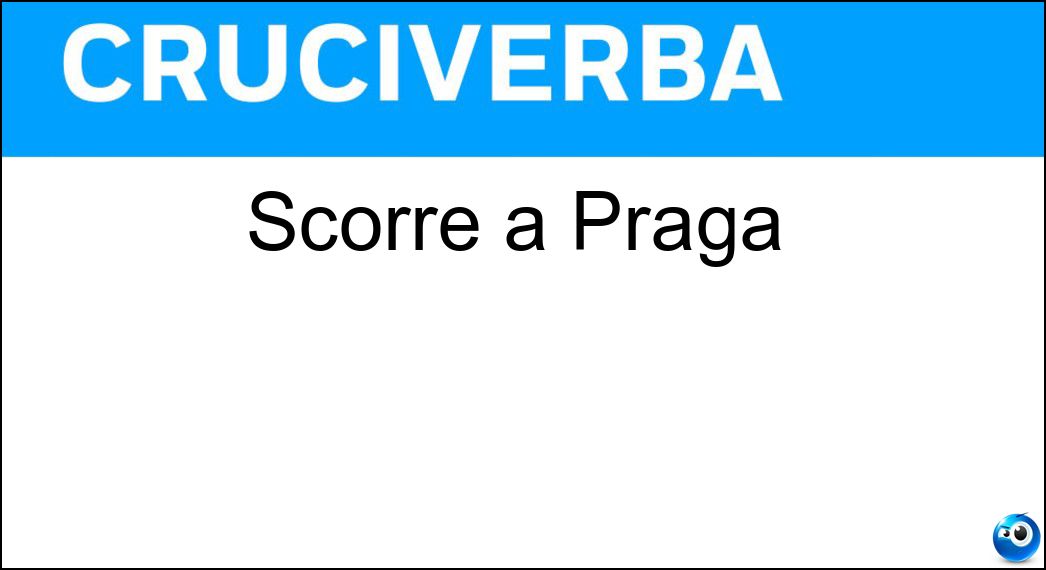 Scorre a Praga Soluzione Scorre a Praga - Moldava