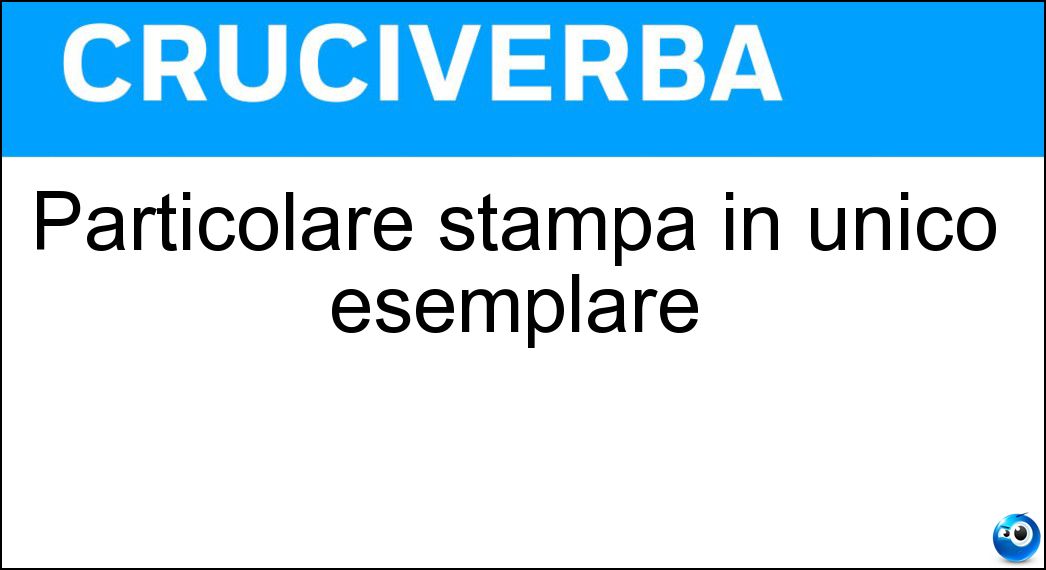 particolare stampa