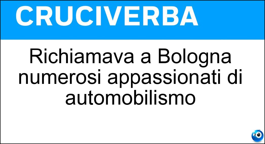 richiamava bologna