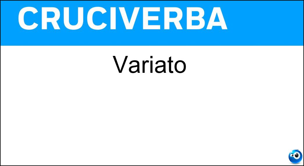 Variato Soluzione Variato - Mutato