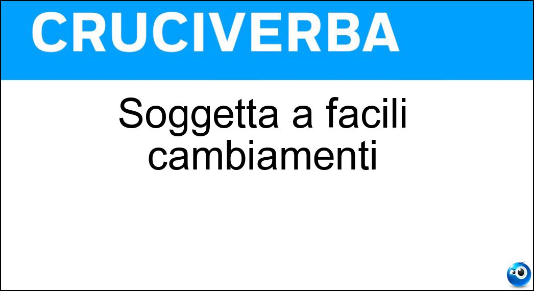 soggetta facili