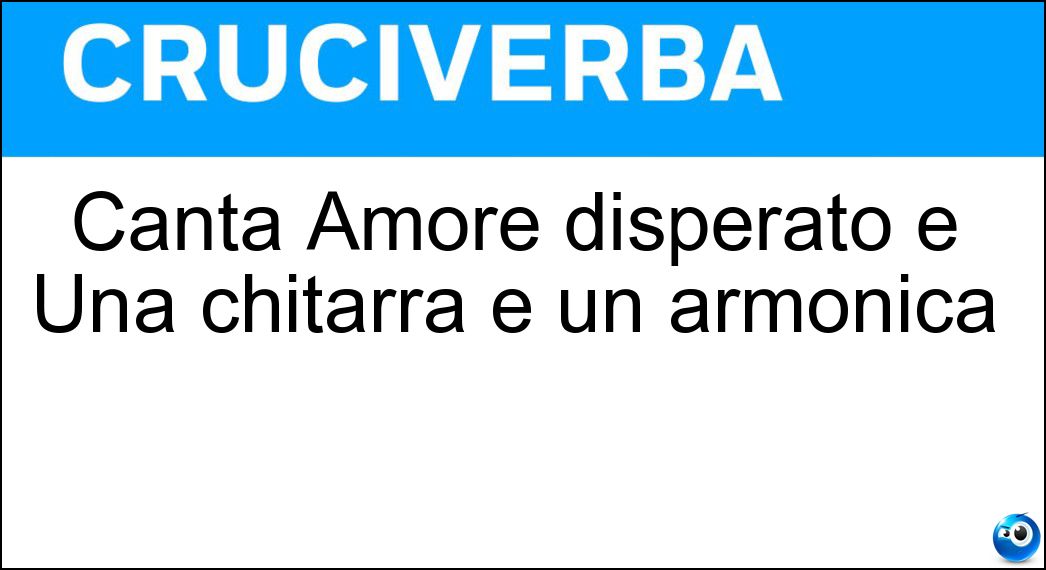 canta amore