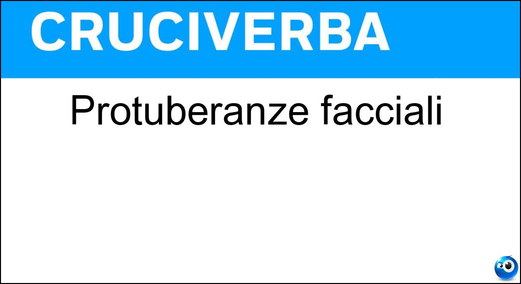 Protuberanze facciali Soluzione Protuberanze facciali - Nasi