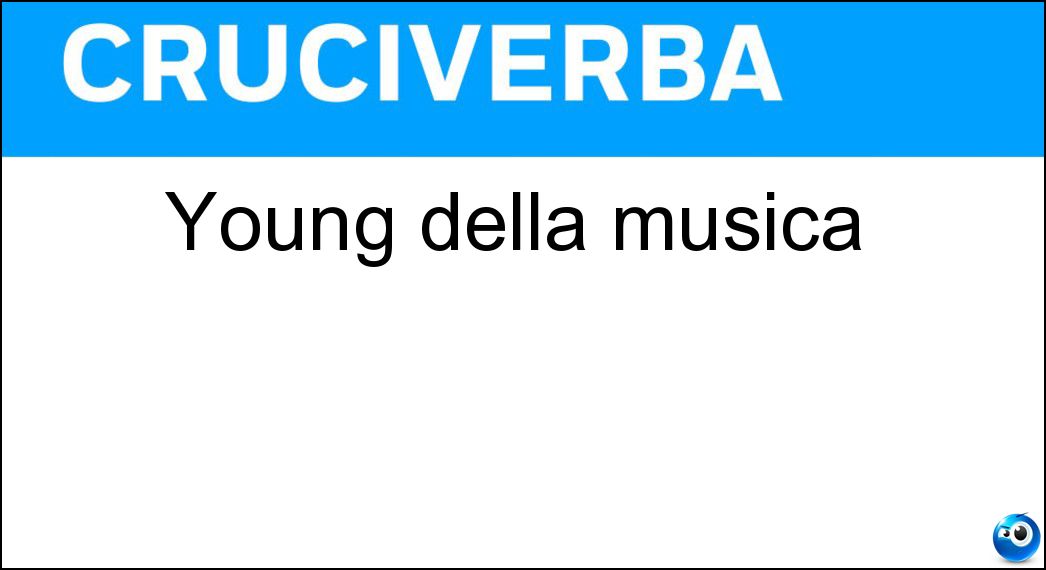Young della musica Soluzione Young della musica - Neil