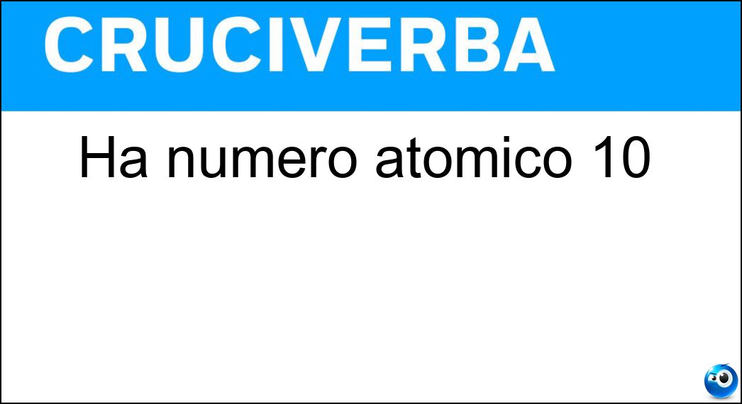 numero atomico