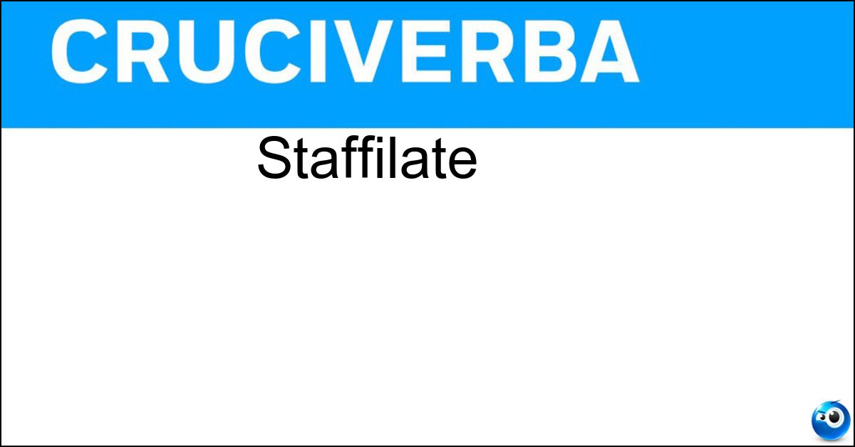 Staffilate Soluzione Staffilate - Nerbate