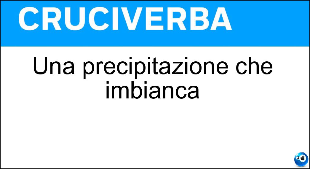 precipitazione imbianca