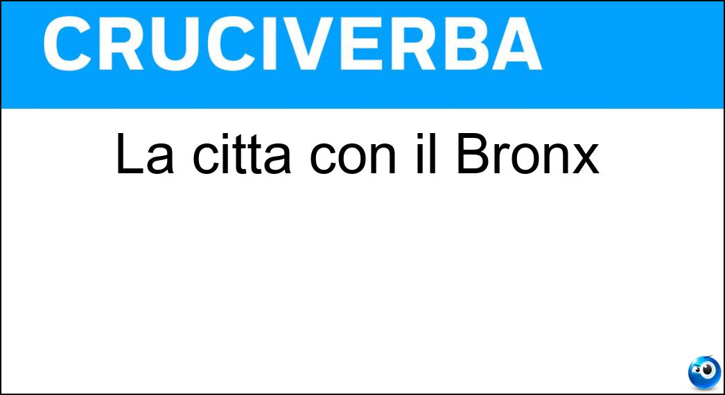 La città con il Bronx