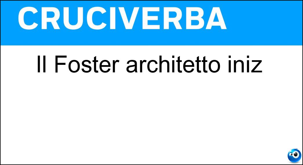 foster architetto