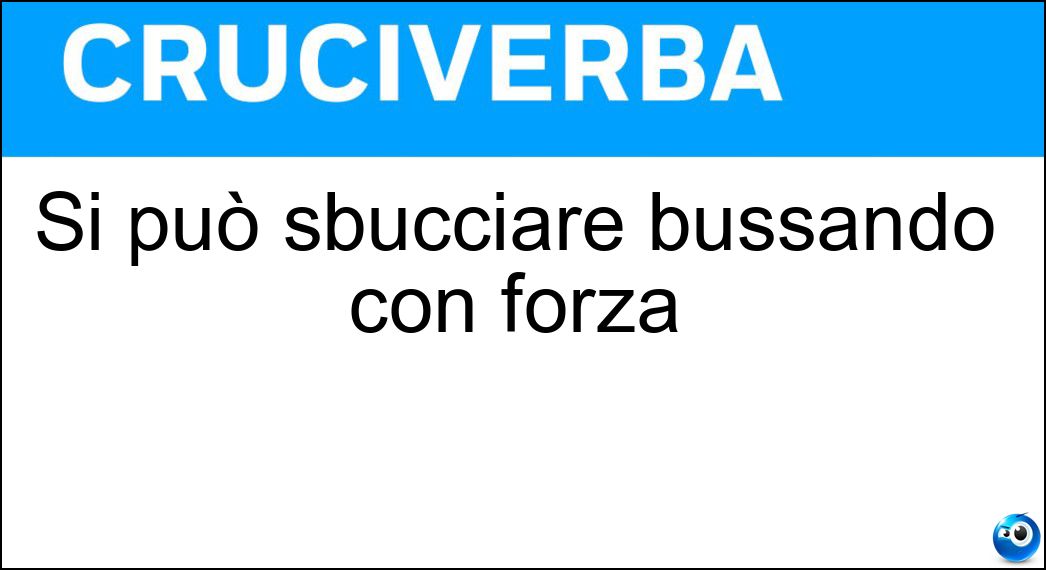 Definizione Cruciverba: Farla vuole dire andare avanti e indietro