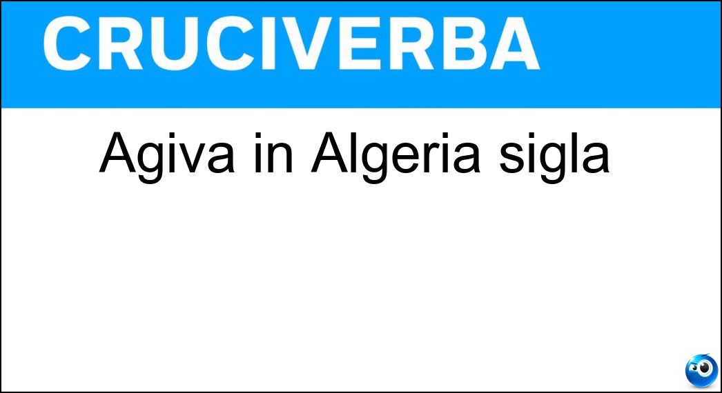 agiva algeria