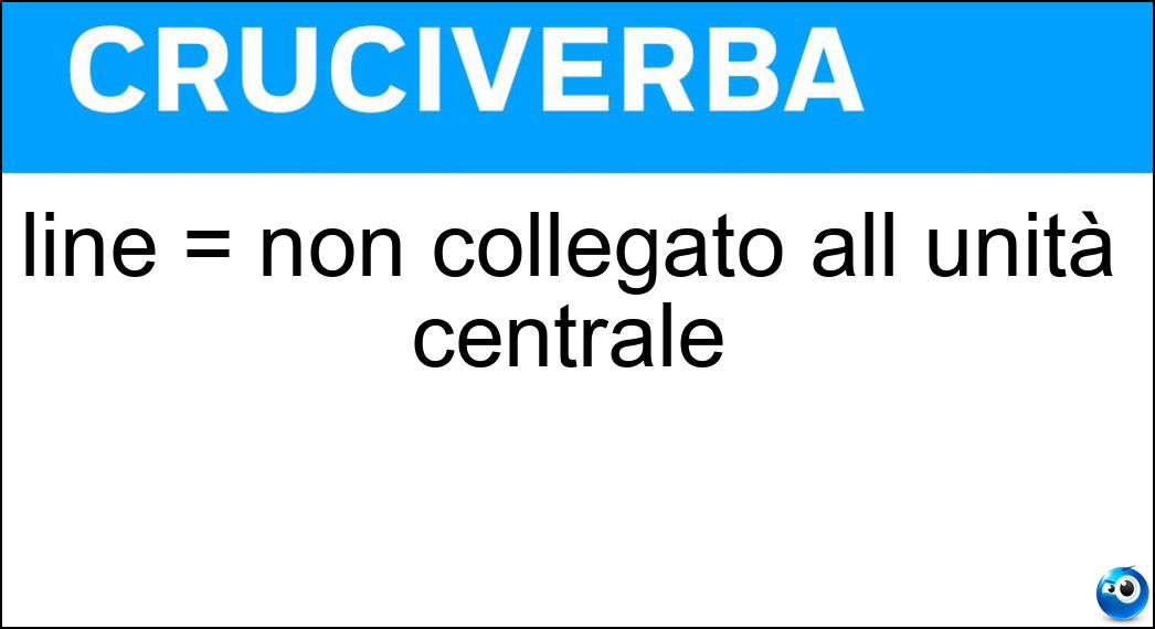 Definizione Cruciverba: Farla vuole dire andare avanti e indietro