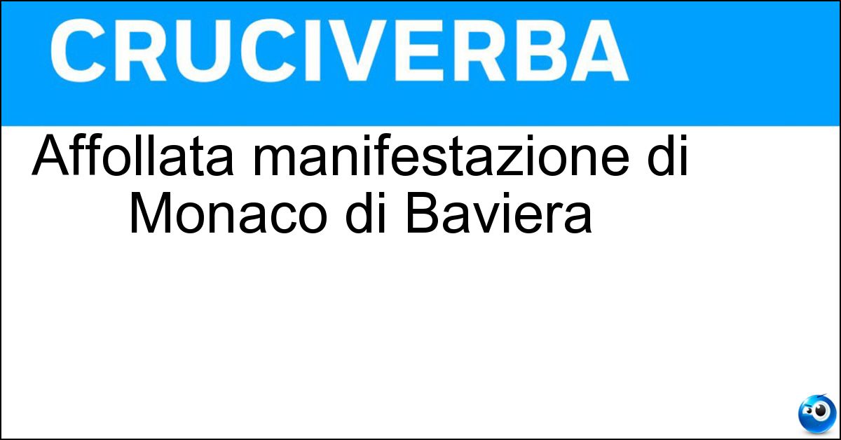Affollata manifestazione di Monaco di Baviera Soluzione Affollata manifestazione di Monaco di Baviera - Oktoberfest