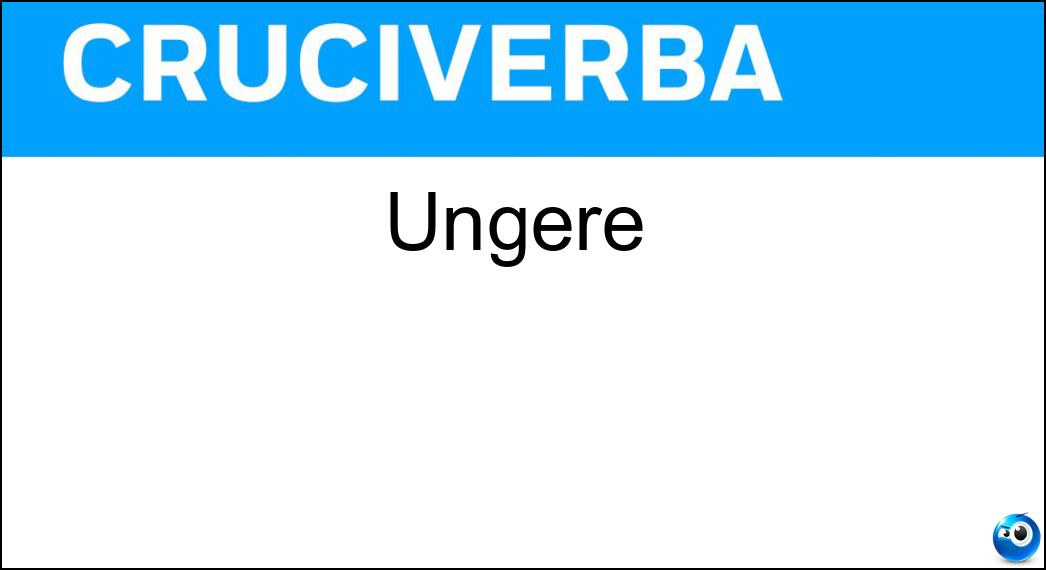 Ungere Soluzione Ungere - Oliare