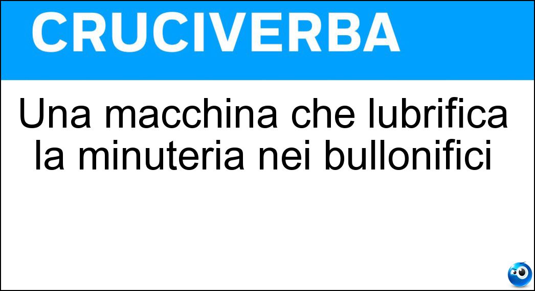 macchina lubrifica