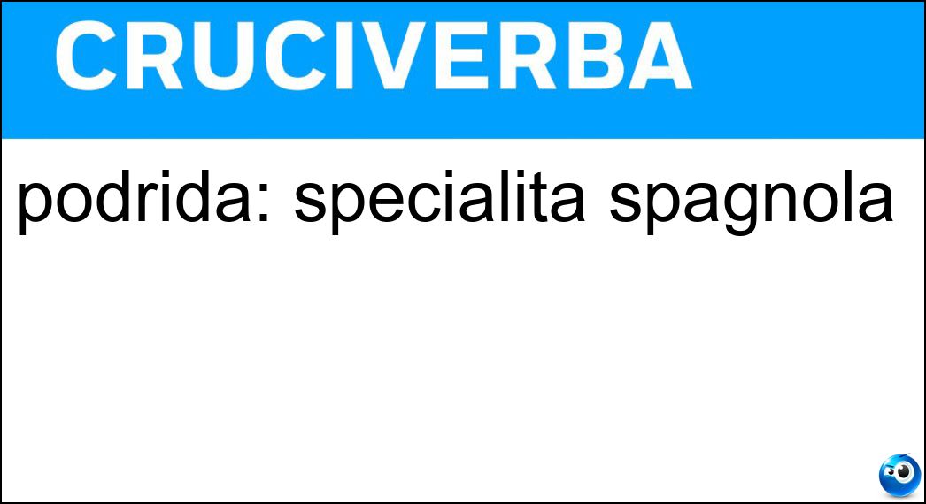 podrida: specialità spagnola Soluzione podrida: specialità spagnola - Olla