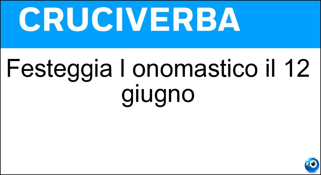 festeggia onomastico