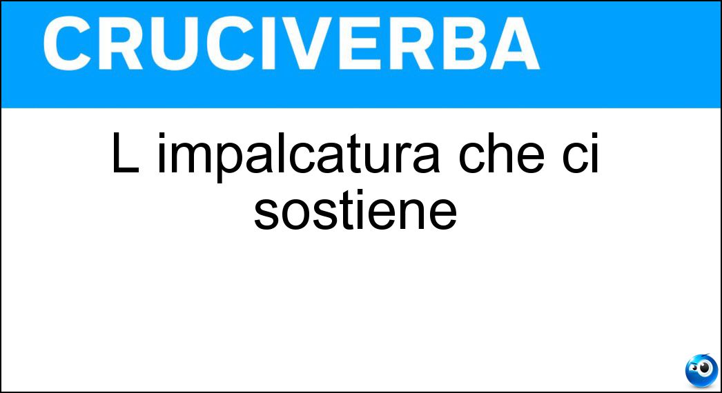 Soluzione L impalcatura che ci sostiene - Ossea