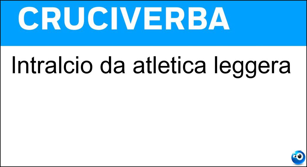 intralcio atletica