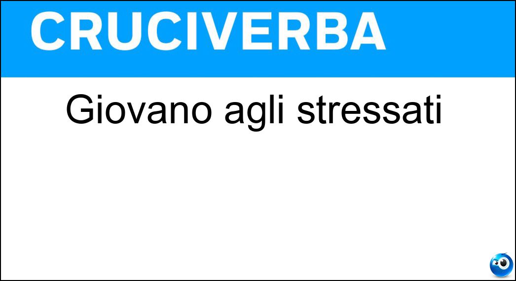 Giovano agli stressati Soluzione Giovano agli stressati - Ozi