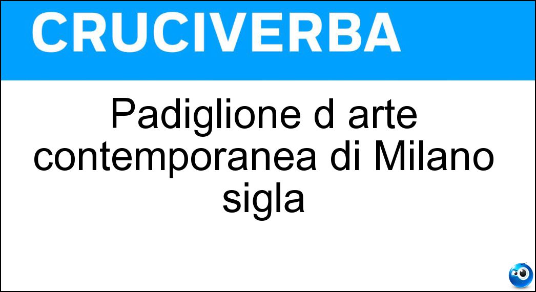 padiglione arte