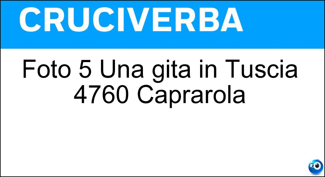 Foto 5 Una gita in Tuscia 4760 Caprarola| Soluzione Foto 5 Una gita in Tuscia 4760 Caprarola| - Palazzo Farnese