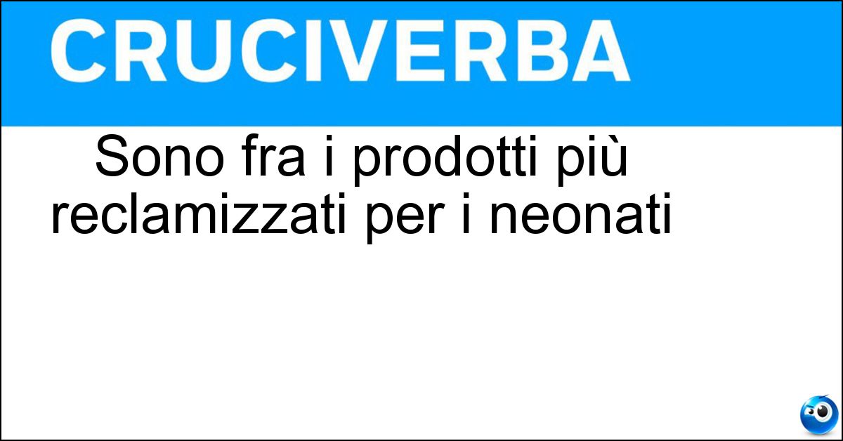 Sono fra i prodotti più reclamizzati per i neonati Soluzione Sono fra i prodotti più reclamizzati per i neonati - Pannolini