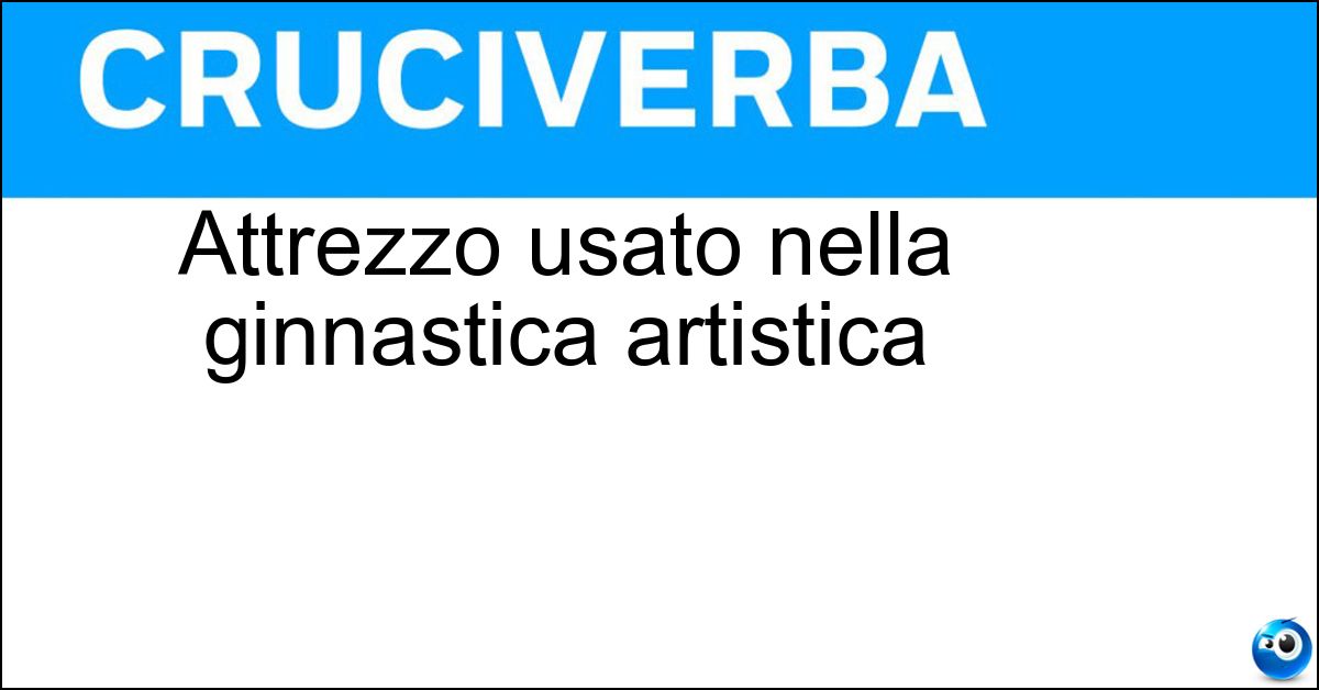 Attrezzo usato nella ginnastica artistica Soluzione Attrezzo usato nella ginnastica artistica - Parallele