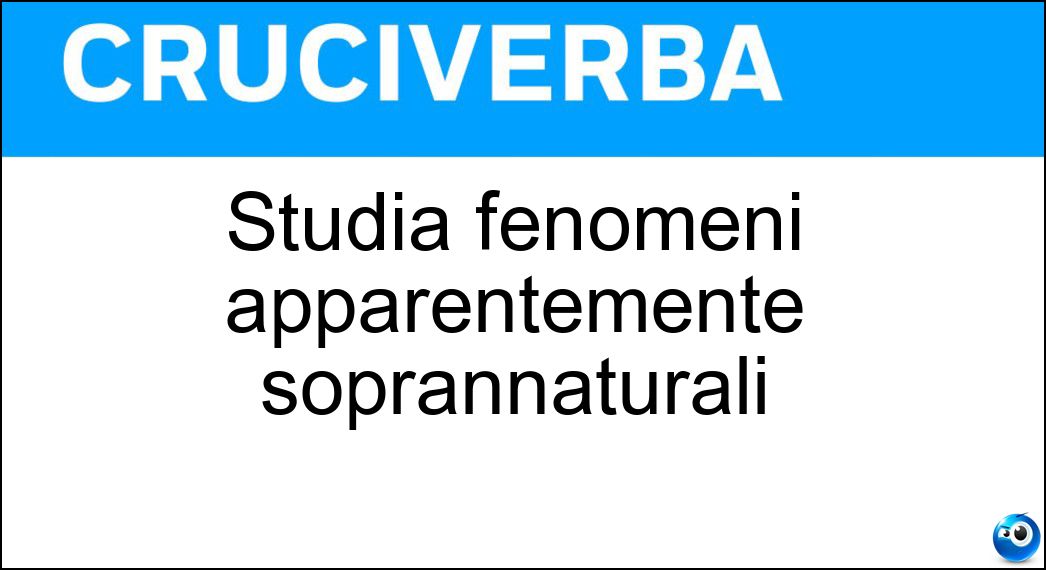 studia fenomeni