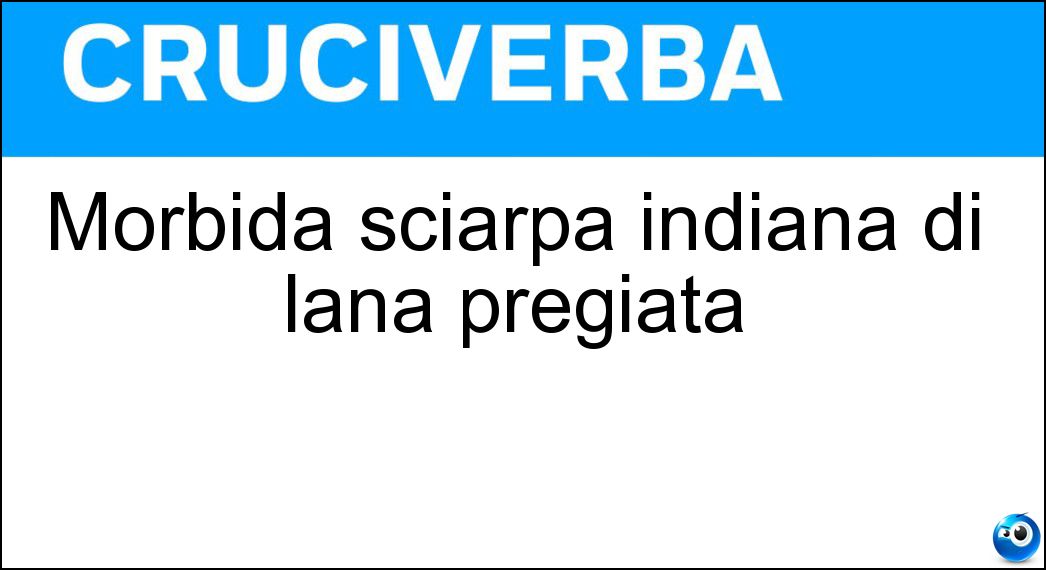 Morbida sciarpa indiana di lana pregiata Soluzione Morbida sciarpa indiana di lana pregiata - Pashmina