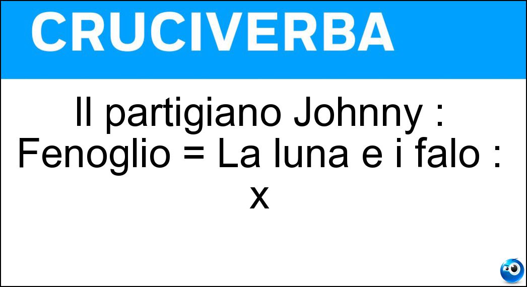 partigiano johnny