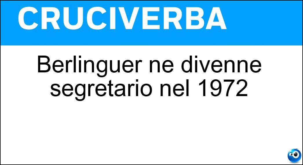 berlinguer divenne