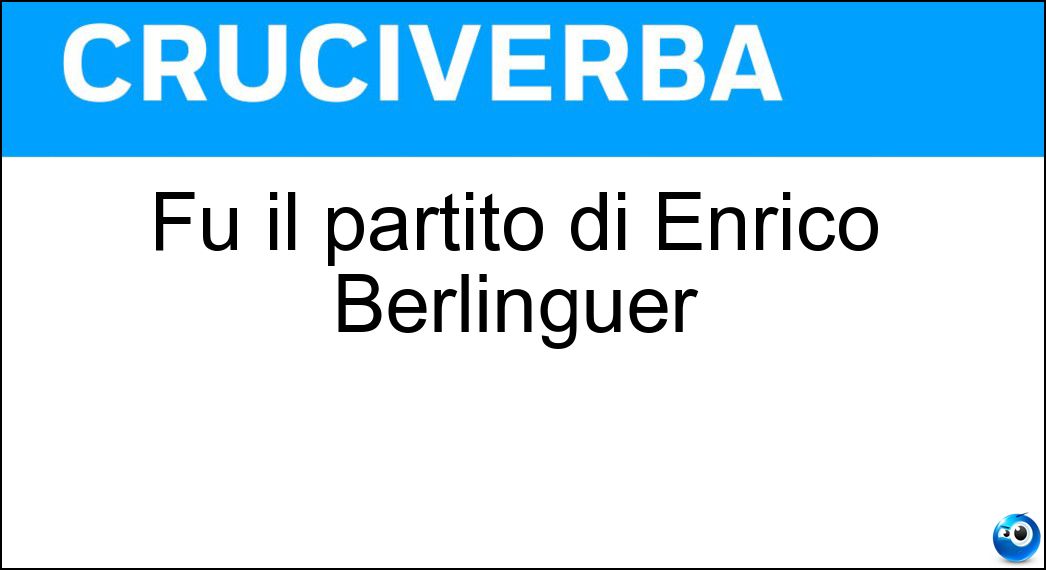 partito enrico