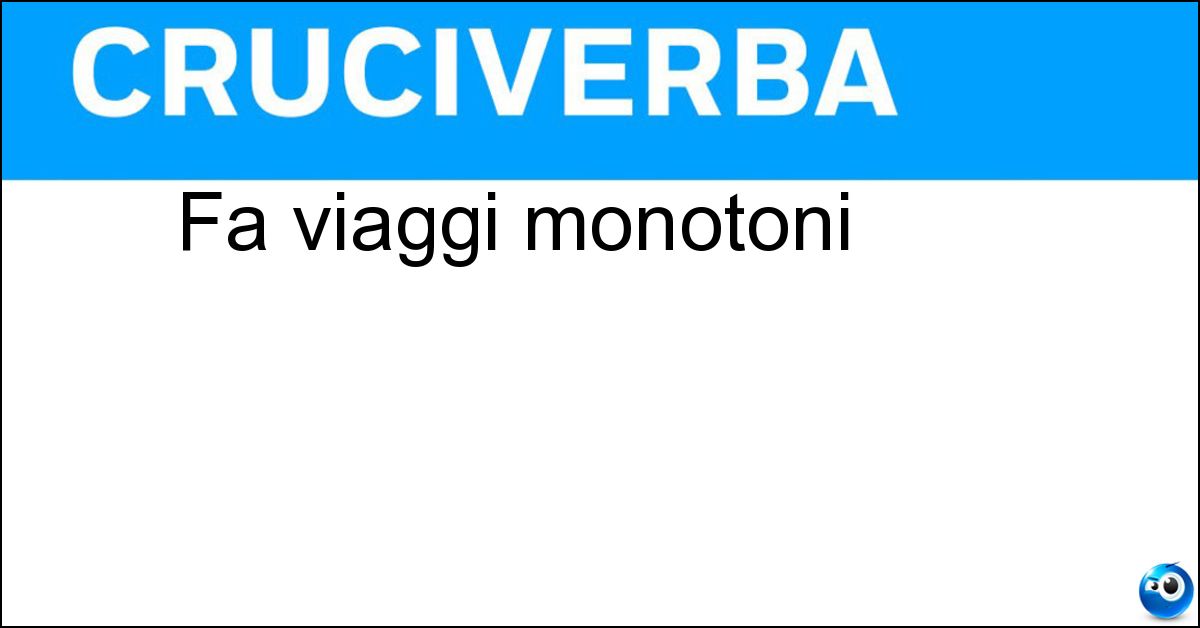 Fa viaggi monotoni Soluzione Fa viaggi monotoni - Pendolare