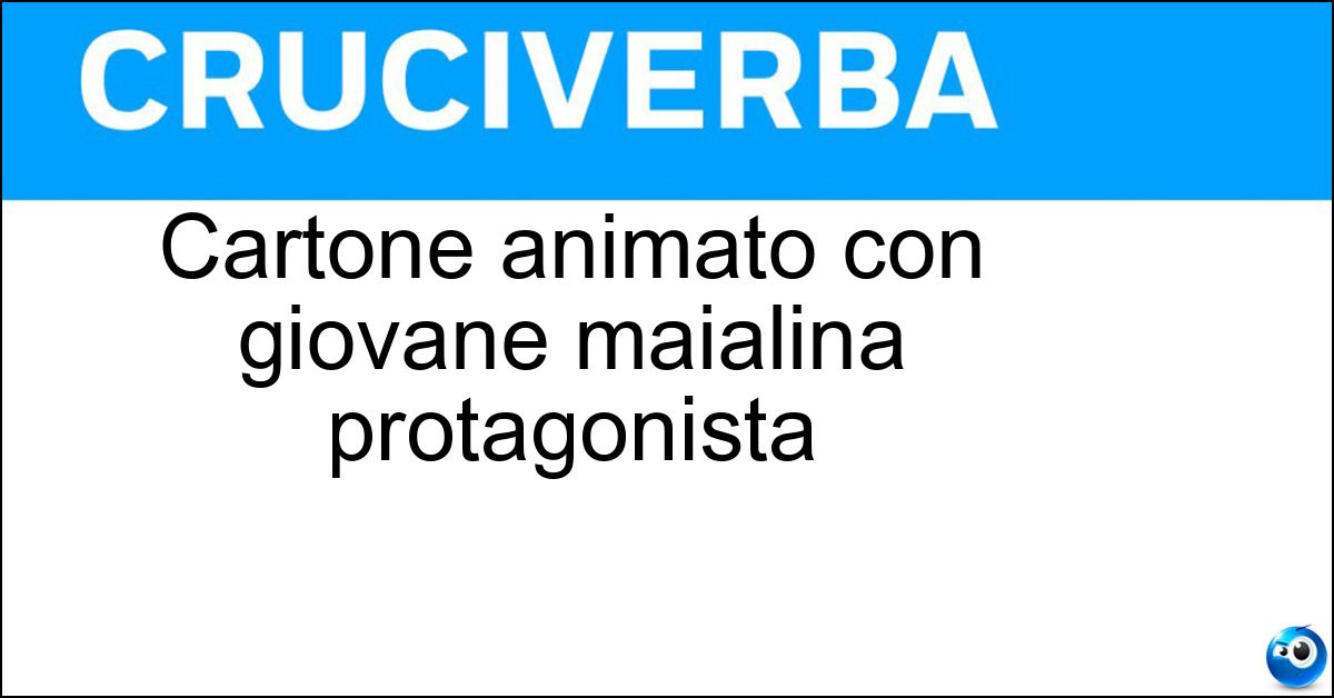 Cartone animato con giovane maialina protagonista Soluzione Cartone animato con giovane maialina protagonista - Peppa Pig